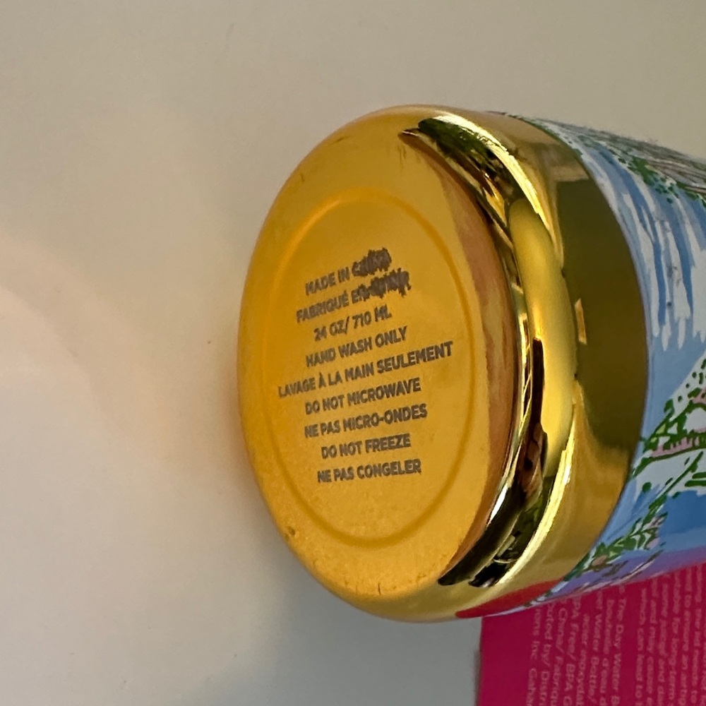 NEW w/o tags | Lilly Pulitzer Squeeze The Day Stainless Steel Water Bottle - Picture 5 of 10